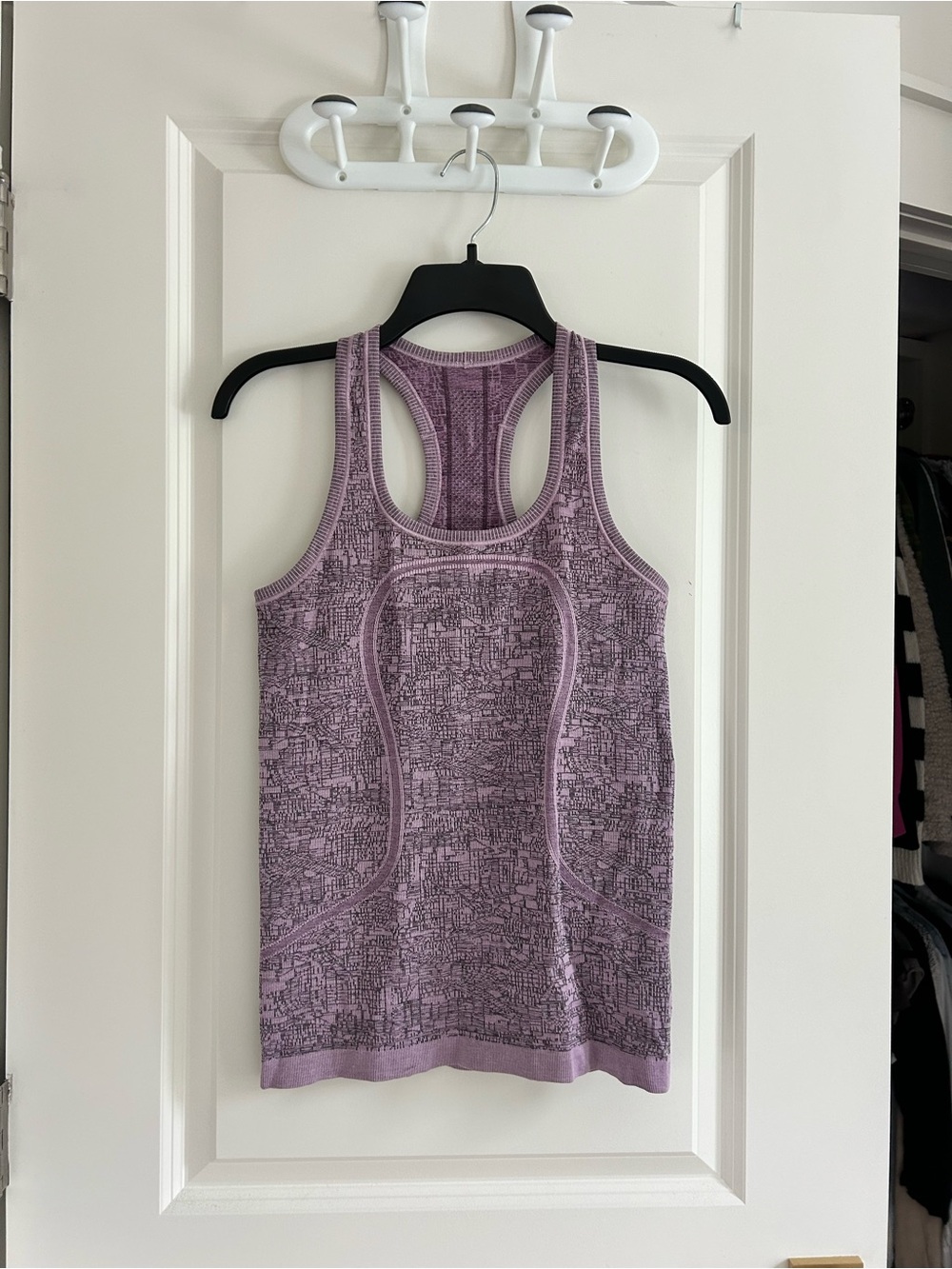 lululemon athletica Lavender Textured Racerback Tank